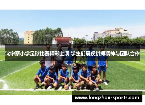 沈家寨小学足球比赛精彩上演 学生们展现拼搏精神与团队合作